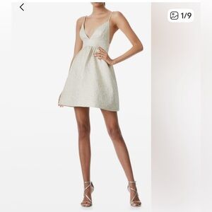 Alice + Olivia Foley Curved Waist Party Dress.  Size 8